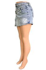 Women's Sexy Cargo Style Denim Shorts