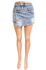 Women's Sexy Cargo Style Denim Shorts