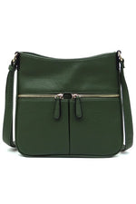 Front Zip Pocket Crossbody Bag