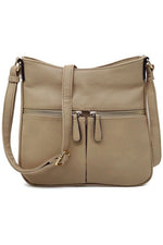 Front Zip Pocket Crossbody Bag