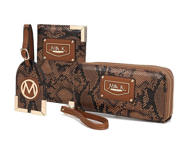 MKF Darla Snake Travel Gift Set by Mia K