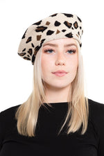 Leopard Stretchy Beret