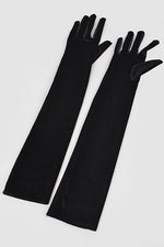 Above Elbow Elegant Long Velvet Gloves