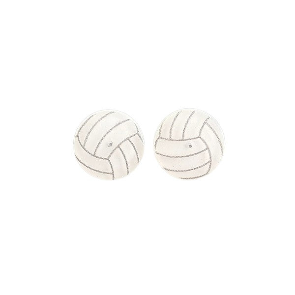 Women's Glitter Volleyball Studs