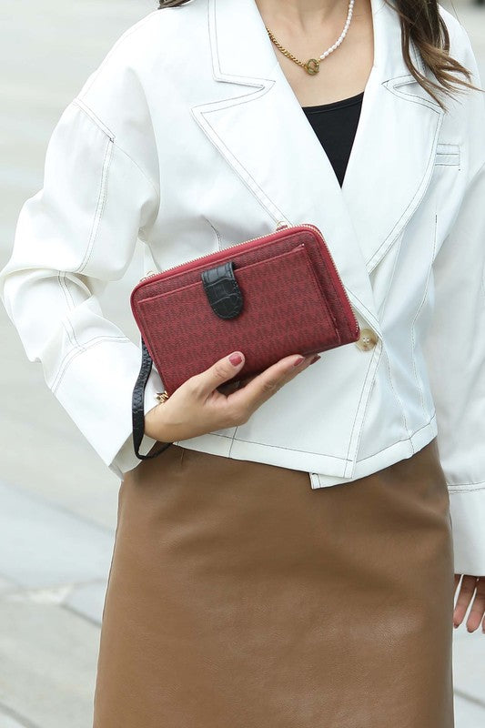 MKF Olga Smartphone and Wallet Crossbody Bag