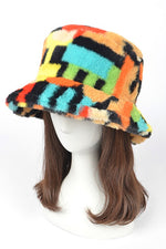 Women's Plushy Faux Fur Bucket Hat