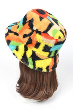 Women's Plushy Faux Fur Bucket Hat