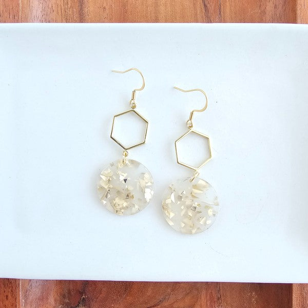 Layla Earrings - Gold Flake