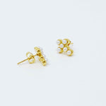 Dainty Cross Stud Earrings