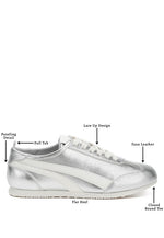 Montek Metallic Lace-Up Sneakers