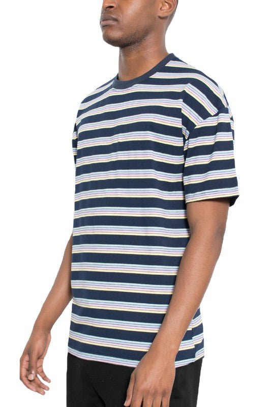 Striped Round Neck Tshirt