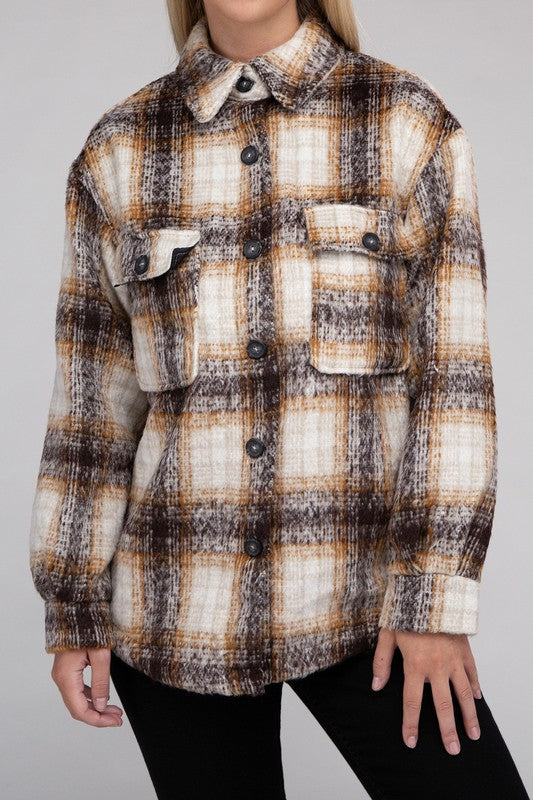 Cozy Plaid Flannel Shacket