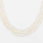 Three Strands Freshwater Pearl Necklace