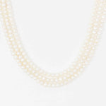 Three Strands Freshwater Pearl Necklace