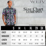 Weiv Mens Print Hawaiian Shirt