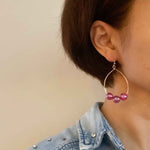 Women's Teardrop Wire Earrings