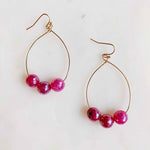 Women's Teardrop Wire Earrings