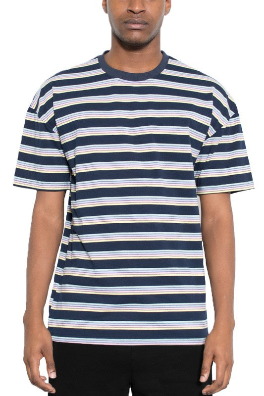 Striped Round Neck Tshirt