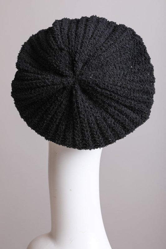 Women's Boucle Rib Knit Beret