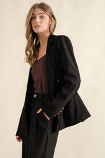 Women's Double Button Blazer Jacket