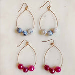 Women's Teardrop Wire Earrings