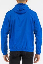 Solid Hooded Lightweight Windreaker Jacket