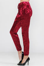 Women's Solid Ice Velvet Joggers Casual Pant